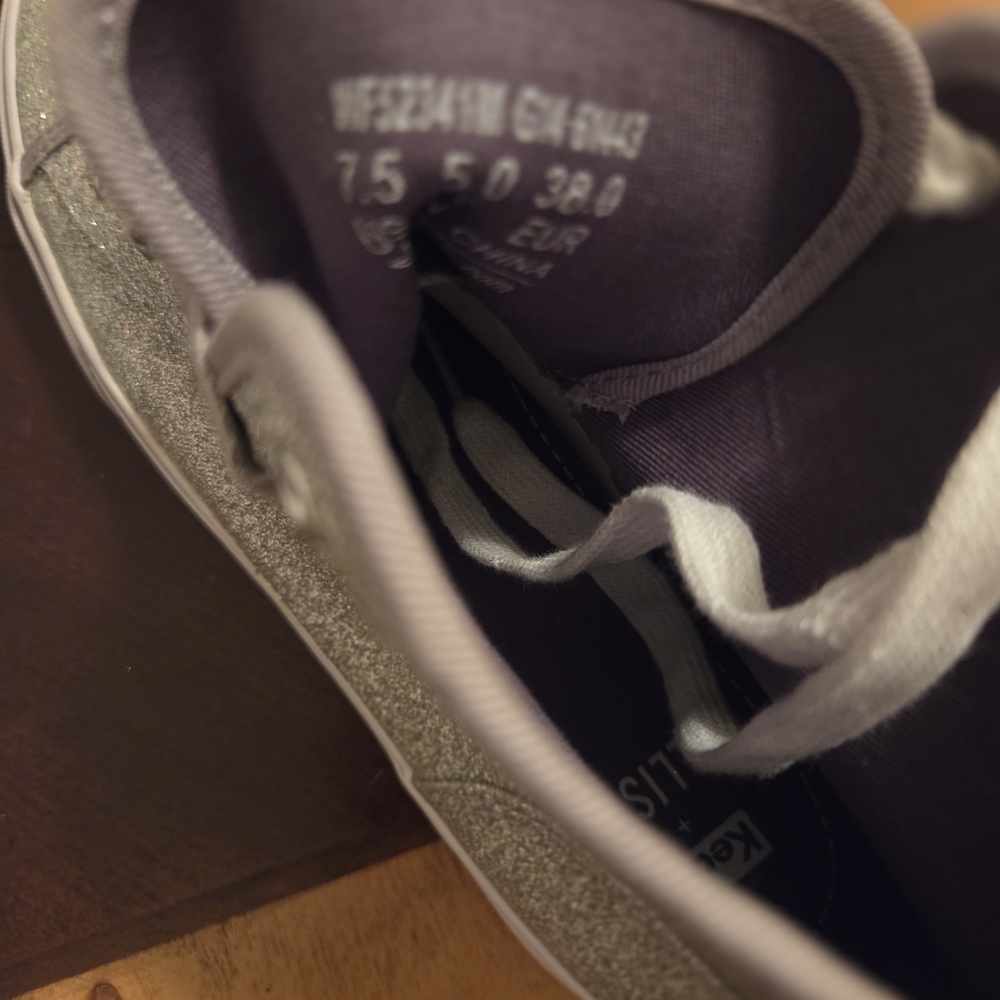 Keds Silver Sparkle High-Top Sneakers - Picture 3 of 4
